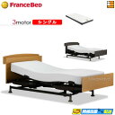 【今なら電動ベッド用シーツがもらえる】【シングル】【マットレス付】高級 電動ベッド フランスベッド レステックス 102C 3モーター マイクロRX-DLX マ...