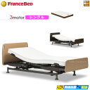 【今なら電動ベッド用シーツがもらえる】【シングル】【マットレス付】高級 電動ベッド フランスベッド レステックス-01FN 3モーター RX-HUD-Ag PWM ハード マットレス付き シングル フランスベッド 公式 ゴールドパートナーショップ FC0711