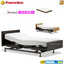 【今なら電動ベッド用シーツがもらえる】【シングル】【マットレス付】高級 電動ベッド フランスベッド レステックス 101F 3モーター RX-HUD-Ag PW...
