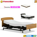 【今なら電動ベッド用シーツがもらえる】【シングル】【マットレス付】高級 電動ベッド フランスベッド レステックス 102C 3モーター RX-HUD-Ag PW...