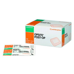 スミス・アンド・ネフュー オプサイト Post-OpII 6.5×5cm 100枚 66000708 Smith&Nephew OPSEITE 親水性ポリウレタンフィルム 高い水蒸気透過性 防水性 バクテリアバリア 低アレルギー性 剥がれにくい 長期固定