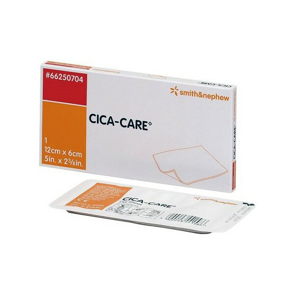 スミス・アンド・ネフュー シカケア 6×12cm 66250704 Smith&Nephew CICA-CARE シリコンジェルシート 外傷 熱傷 保護 粘着性 柔軟性 再使用可能 耐久性のサムネイル