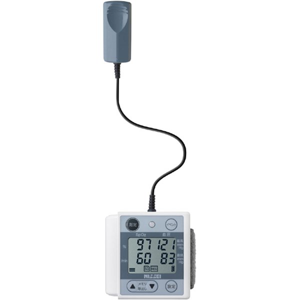 【日本製・医療機器認証】日本精密測器 NISSEI 多目的モニタ パルフィス WB-100 WB100 デジタル血圧計 + パルスオキシメーター