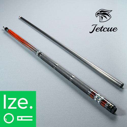 JETCUE ジェットキュー ビリヤード カーボンシャフトキュー Stellar STE2 ココボロ × 天然黒檀木（エボニー）ラグジュアリーインレイ カーフスキンレザーモデル/日本正規代理店 直輸入 即日発送 プロテーパー ラジアル / シャフト径12.5mm
