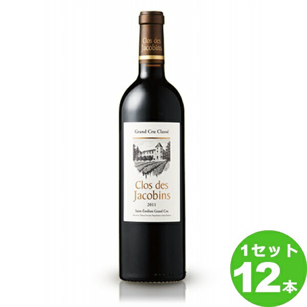 サッポロ クロ・デ・ジャコバンクロ・デ・ジャコバンClosdesJacobins定番 赤ワイン フランス　ボルドー750 ml×12本 ワイン ワイン【送料無料※一部地域は除く】