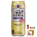 宝酒造 タカラ 焼酎ハイボール ブドウ割り 500ml×24本×1ケース (24本) チューハイ・ハイボール・カクテル【送料無料※一部地域は除く】