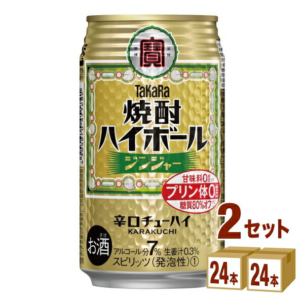 宝酒造 タカラ 焼酎ハイボール ジンジャー 350ml×24本×2ケース (48本) チューハイ・ハイボール・カクテル【送料無料※一部地域は除く】