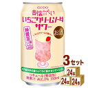 合同酒精 昔懐かしいいちごクリームソーダサワー 缶 350ml×24本×3ケース (72本)【送料無料※一部地域は除く】