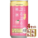 白鶴酒造(兵庫) ぷるぷる 桃酒 190ml×30本×4ケース (120本) チューハイ・ハイボール・カクテル【送料無料※一部地域は除く】