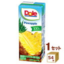 Dole ドール パイナップル 100% 200ml×54本【送料無料※一部地域は除く】