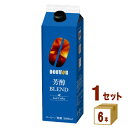 ドトールコーヒー 芳醇ブレンドアイスコーヒー 無糖 パック 1L 1000ml×6本×1ケース (6本)【送料無料※一部地域は除く】