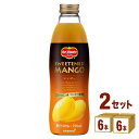 キッコーマン デルモンテ マンゴージュース 20% 瓶 750 ml×6本×2ケース (12本)【送料無料※一部地域は除く】