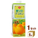 ジューシー 香りのデコポン1000ml×6本×1ケース (6本) 飲料【送料無料※一部地域は除く】