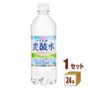 サンガリア 伊賀の天然水炭酸水 500ml 24本 1ケース 24本 飲料【送料無料※一部地域は除く】炭酸水 水