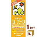 【名称】キッコーマンソイ 豆乳飲料フルーツミックス 200ml×18本×1ケース (18本)【商品詳細】豆乳に、オレンジ・りんご・みかん・パインアップルの果汁をブレンド。保健機能食品（栄養機能食品）です。1パックに2.5μgのビタミンDが含...