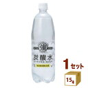 友桝飲料 友桝強炭酸水ペット 1000ml×15本×1ケース (15本)【送料無料※一部地域は除く】