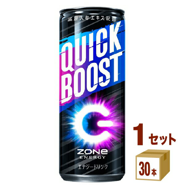 サントリー ZONe ゾーン QUICKBOOST クイックブースト Ver.2.0.0 缶 240ml×30本×1ケース (30本) 飲料【送料無料※一部地域は除く】