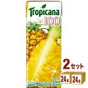 キリン トロピカーナ 100％ パインアップル 250ml 紙(LLスリム) 250 ml×24 本×2ケース (48本) 飲料【送料無料※一部地域は除く】