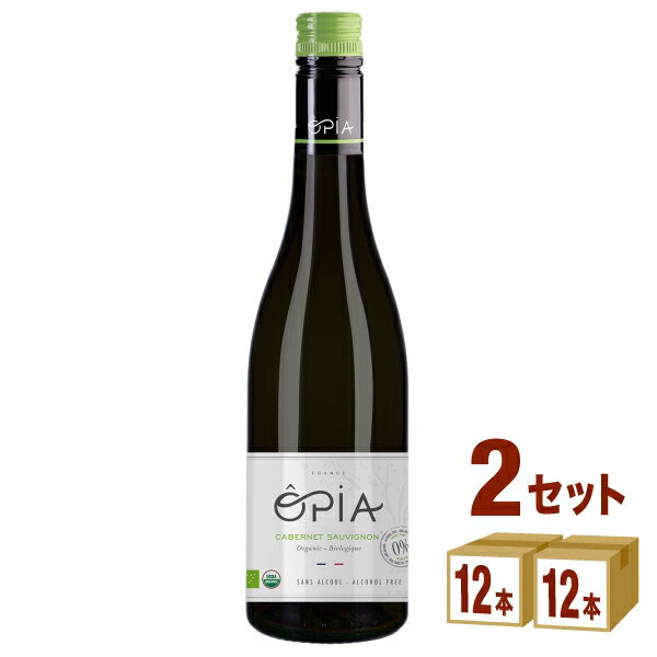 パシフィック洋行 オピア カベルネ ソーヴィニヨン オーガニック ノンアルコール 375ml×12本×2ケース (24本) 飲料【送料無料※一部地域は除く】