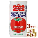 光食品 ヒカリ オーガニック トマトジュース 有塩 190g×30本×3ケース (90本)【送料無料※一部地域は除く】
