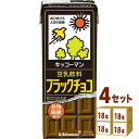 【名称】キッコーマン飲料 豆乳 ブラックチョコ 200ml×18本×4ケース (72本)【商品詳細】ブラックチョコのビターでコクのある味わいが特徴の豆乳飲料です。豆乳アイス、豆乳プリンなどさまざまなアレンジも可能。乳原料・卵不使用で、コレス...