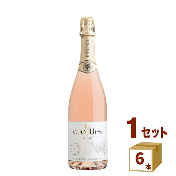 白鶴酒造（兵庫） レ・ココットロゼ レ ココット ノンアルコール ワイン 750ml×6本 飲料【送料無料※一部地域は除く】