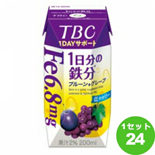 森永乳業（チルド） TBC 1DAY ワンデイ サポート パック 200ml×24本 飲料【送料無料※一部地域は除く】【チルドセンターより直送・同梱..