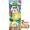 カゴメ 野菜生活100 沖縄シークヮーサー ミックス 195ml×24本×2ケース (48本)【送料無料※一部地域は除く】