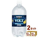 サーフビバレッジ VOLT 強炭酸水 レモン 1000ml×12本×2ケース (24本)【送料無料※一部地域は除く】