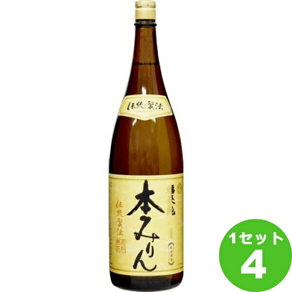 白扇酒造 岐阜 福来純伝統製法熟成本みりん 岐阜県1800ml 4本 調味料