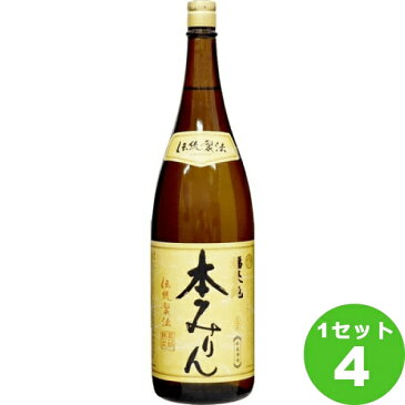 【食フェス最大2000円クーポン】白扇酒造（岐阜） 福来純伝統製法熟成本みりん 岐阜県1800ml×4本 調味料