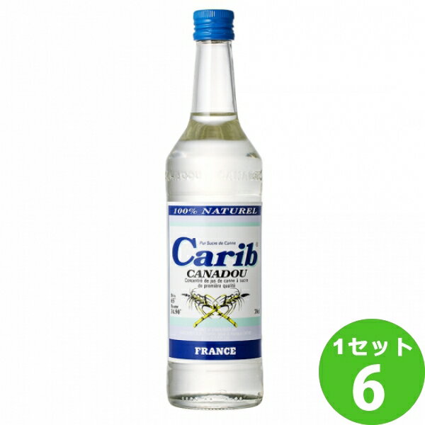 ドーバー洋酒貿易 カリブ（サトウキビ天然糖液）瓶 700ml×6本 食品