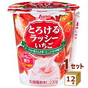 とろけるラッシー いちご 日本ルナ 230g×12本 食品