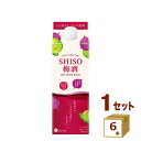 合同酒精 TAN TAKA TAN SHISO梅酒 鍛高譚しそ梅酒 パック 900ml×6本【送料無料※一部地域は除く】