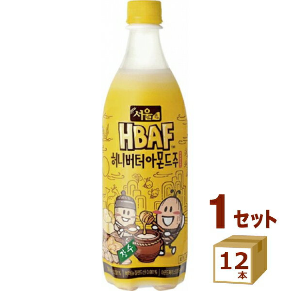 【名称】ソウル長寿ハニーバターアーモンドマッコリ 750ml×12本【商品詳細】日本でもおなじみの韓国の定番お菓子、ハニーバターアーモンド味の韓国の雰囲気満載のマッコリです。類似商品もたくさん出ているハニーバターアーモンドのオリジナルを作っ...