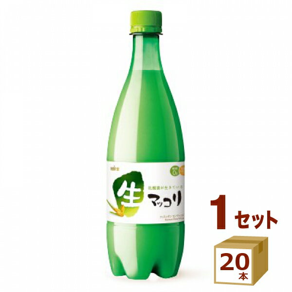 麹醇堂 生マッコリ ペット 韓国 マッコリ 生酒 微炭酸 クッスンダン センマッコリ 700ml×20本 リキュール・スピリッツ【送料無料※一部..