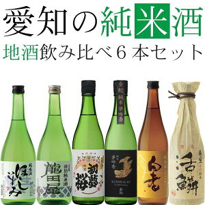 日本酒 地酒セット 愛知の純米酒720ml 6本セット【送料無料※一部地域は除く】