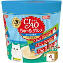 【ポイント5倍】【3種×40本】CIAO ちゅ〜るグルメ かつお海鮮バラエティ 120本入り (14g×120本)g×4箱(480本)【送料無料※一部地域は除く...