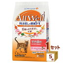 ユニ・チャーム All Well オールウェル 10種の自然素材 室内猫用 サーモン&ツナ味 1.3kg(325g 4袋)×5袋【送料無料※一部地域は除く】ユニ...