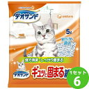 ユニチャ－ム ペット デオサンド ギュッと固まる紙砂 5000 ml 6袋 ペット【送料無料 一部地域は除く】 猫砂 猫トイレ トイレタリー ネコ