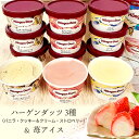 産直発送 ハーゲンダッツ & 苺アイス ×1セット ギフト【メーカーより直送・同梱不可】お菓子 アイス イチゴ いちご スイーツ 贈り物 ご褒美 プレゼント 誕生日 お祝い 御礼 お中元 お歳暮 お取り寄せスイーツ 人気