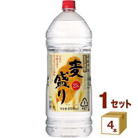 合同酒精 麦焼酎 麦盛り むぎざかり 25% むぎ焼酎 ペット 4L 4000ml×4本【送料無料※一部地域は除く】