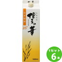 福徳長酒類 博多の華 麦焼酎 25度 パック 1800 ml×6本 焼酎【送料無料※一部地域は除く】