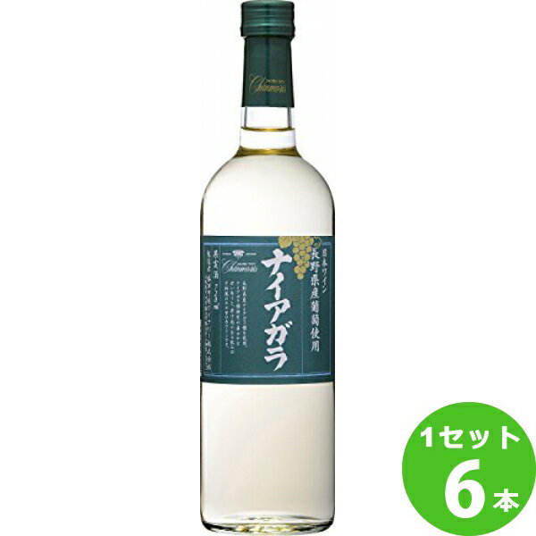 盛田甲州ワイナリー シャンモリ 長野県産 ナイアガラ 白ワイン 山梨県 720 ml×6本  日本ワイン まとめ買い