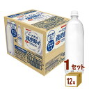 日本サンガリア 伊賀の天然水強炭酸水 ラベルレス 1000ml×12本×1ケース (12本)【送料無料※一部地域は除く】