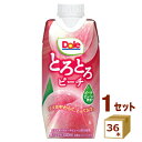 雪印メグミルク 雪印 Dole ドール とろとろピーチ 330ml×36本【送料無料※一部地域は除く】