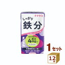 チチヤス しっかり鉄分パック 125ml×12本 飲料【送料無料※一部地域は除く】【チルドセンターより直送・同梱不可】【日付指定不可】
