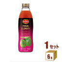 キッコーマン デルモンテ ピンクグァバ ジュース 20% 瓶 750ml×6本×1ケース (6本)【送料無料※一部地域は除く】