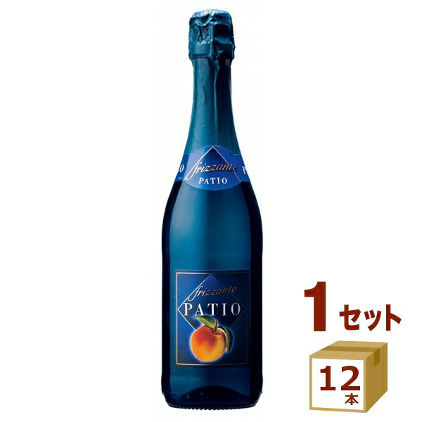 【名称】ドネリ パティオ フリッツァンテ ペスカ 低アルコール ワイン ピーチ 甘口 750ml×12本 イタリア エミリア・ロマーニャ【商品詳細】パティオはフルーツフレーバーの低アルコール、弱発泡性のワインです。(アルコール度数約4％）イ...