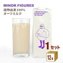 【名称】若翔 マイナーフィギュアズ オーツミルク 1000ml×12本 【商品詳細】 イギリスのコーヒー専門会社マイナーフィギュアズ が コーヒーを美味しく飲む為に特別に作ったバリスタ専用オーツミルクです。 消費者目線を意識し、全て天然由来の原料を使用し、保存料なども一切使用していません。 そのままお飲み頂いても美味しいですが、 ラテやカフェオレにお使い頂くとクセが無いのにコクが出てとても美味しいです。 バリスタがこだわりのミルクとして使用していただくこともでき、 一般の方々の日常のミルクとして使用することもできます。 またヴィーガンにも対応されているヴィーガンフレンドリーな植物性ミルク商品です。 有機JAS認証商品であり、安心・安全にお飲みいただけます。 牛乳と比べてもカロリーが約30%オフ。アーモンドミルクと比べても、 オーツミルクの方が、タンパク質、食物繊維が豊富です。 また牛乳より甘め(やさしい甘み)でも砂糖不使用。 飲み方としては、そのままはもちろんの事、コーヒー、紅茶、シリアル、スムージーなどにとても合います。 【容量】1000ml 【入数】12 【保存方法】7〜15度の温度が最適。高温多湿、直射日光を避け涼しい所に保管してください。 【メーカーまたは輸入者】若翔 【JAN】4573284119004 【注意】 ラベルやキャップシール等の色、デザインは変更となることがあります。 本製品は縦置き保管をお願いします。横置きで保管されますと、注ぎ口から中身が漏れ出す場合がございます。 輸入品のため、商品に凹み等ある場合がございます。